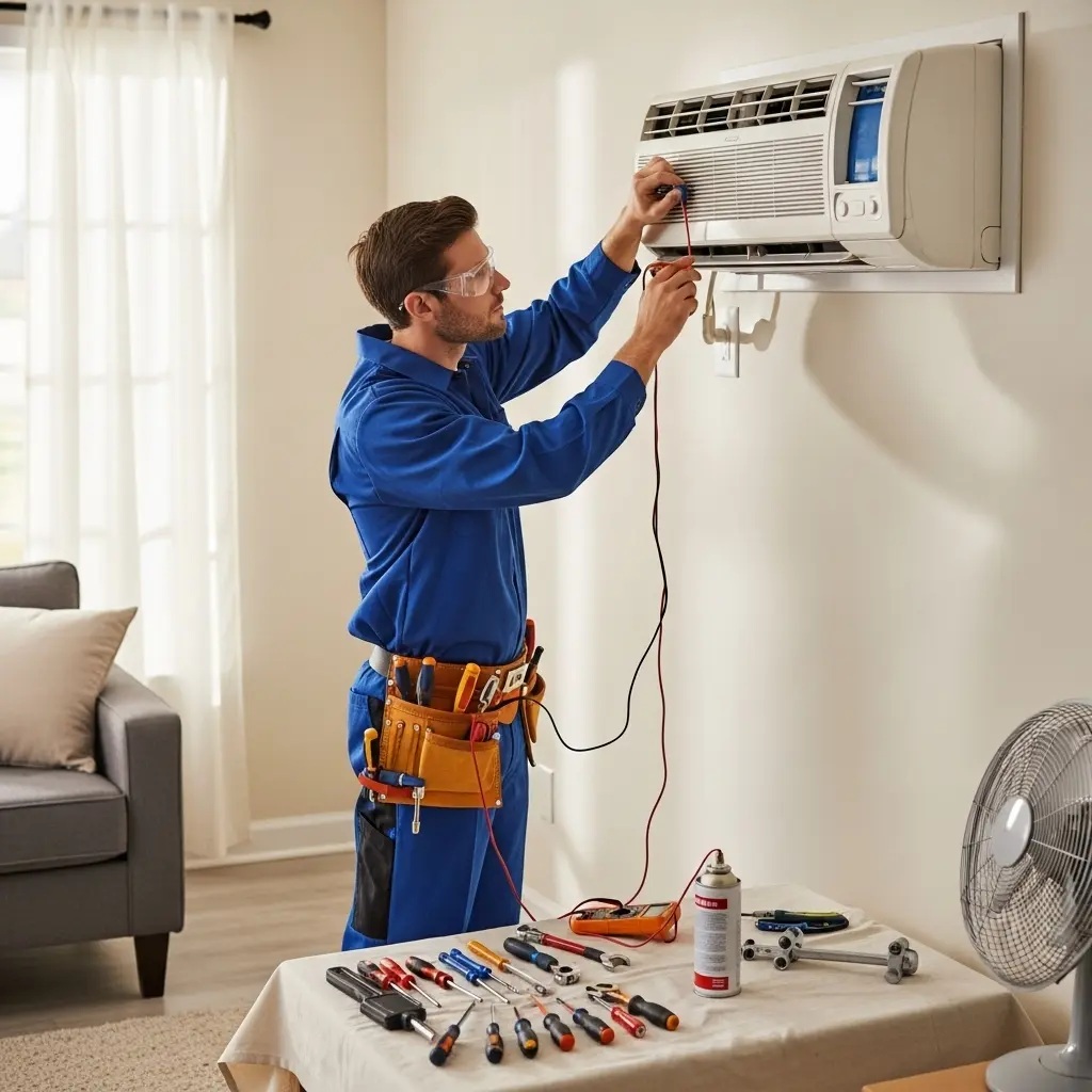 Ankara Midea Midea klima gaz dolumu ve bakım – Enerji verimliliği artırıldı. - Teknik servis örneği